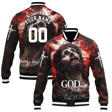 Lord Jesus Christ of Nazareth Baseball Jacket