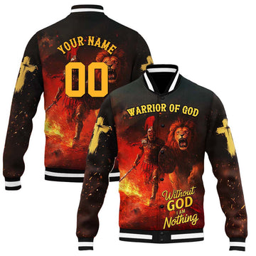 Without God I Am Nothing Baseball Jacket