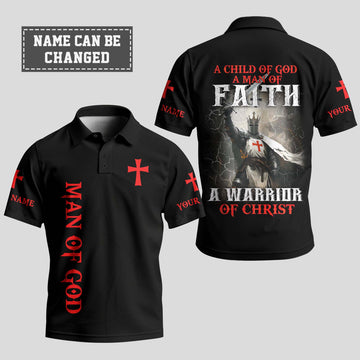 A Warrior Of Christ Polo Shirt