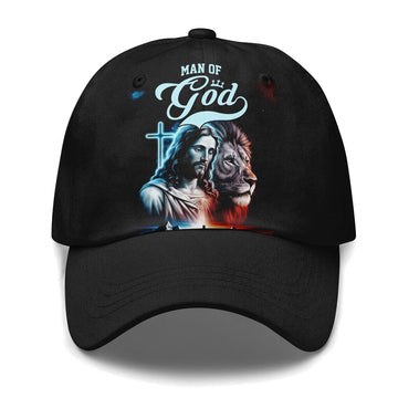 Man of god Jesus and Lion Baseball Cap
