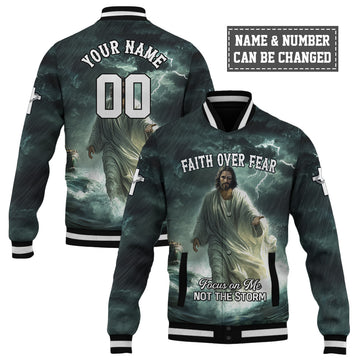 Focus on me not the Storm Baseball Jacket