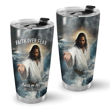 Focus on me not the Storm Stainless Steel Tumbler