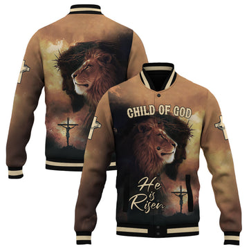 He Is Risen Baseball Jacket