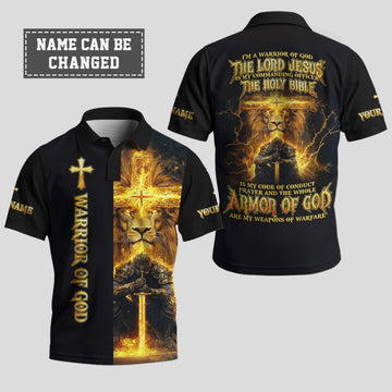I'm A Warrior Of God Polo Shirt