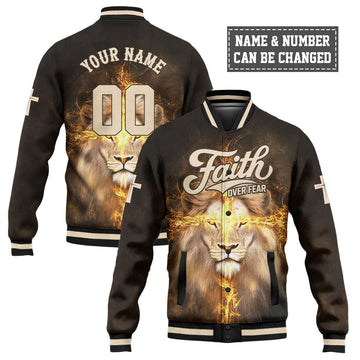 Man Of God Jesus Baseball Jacket