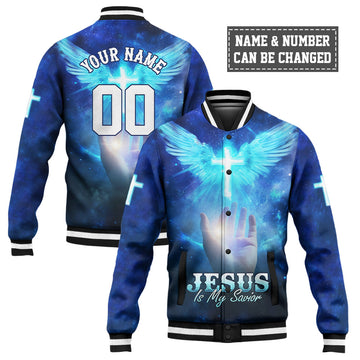 Jesus Is My Savior Baseball Jacket