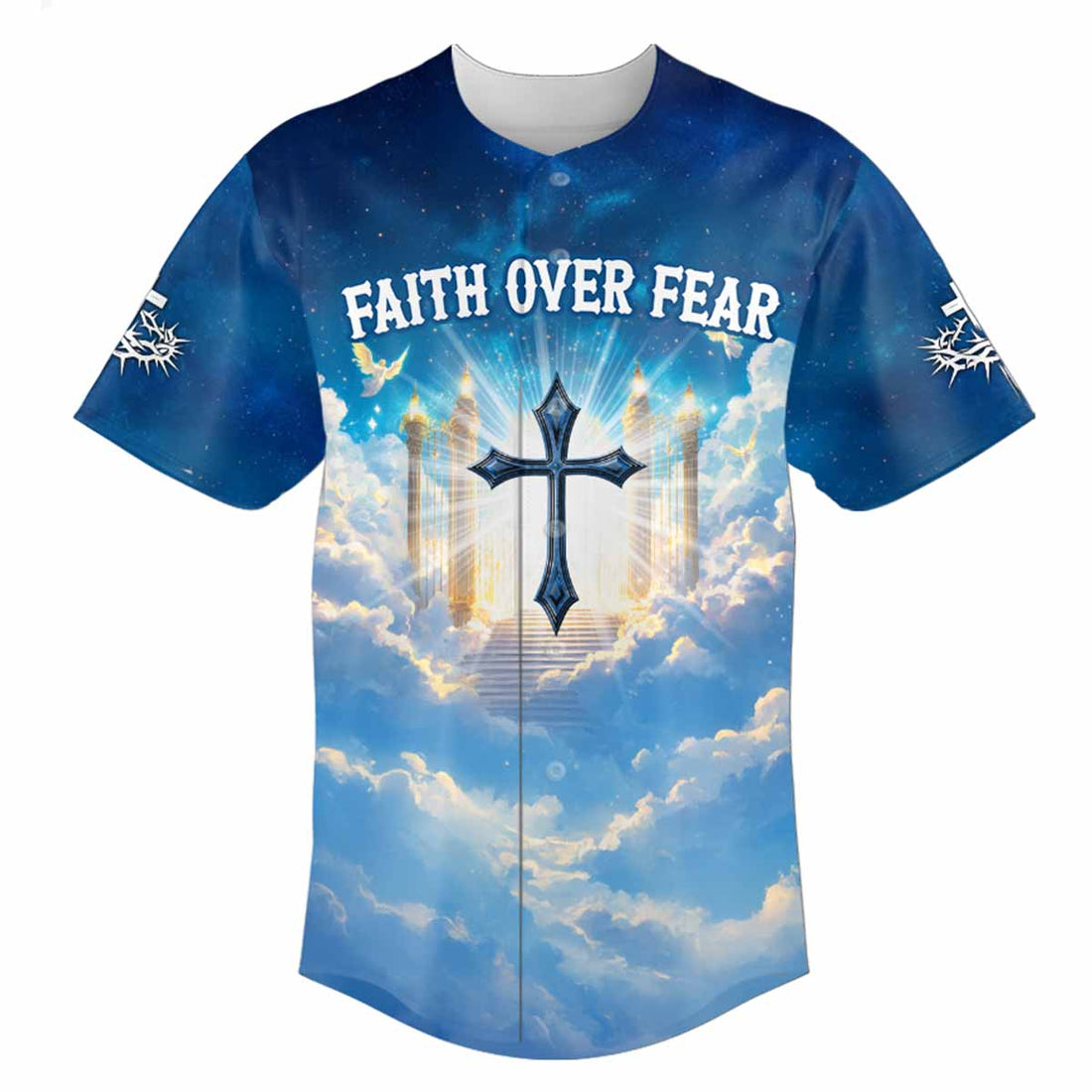 Faith Unlocks The Door Baseball Jersey