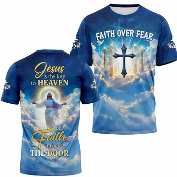 Faith Unlocks The Door T-shirt