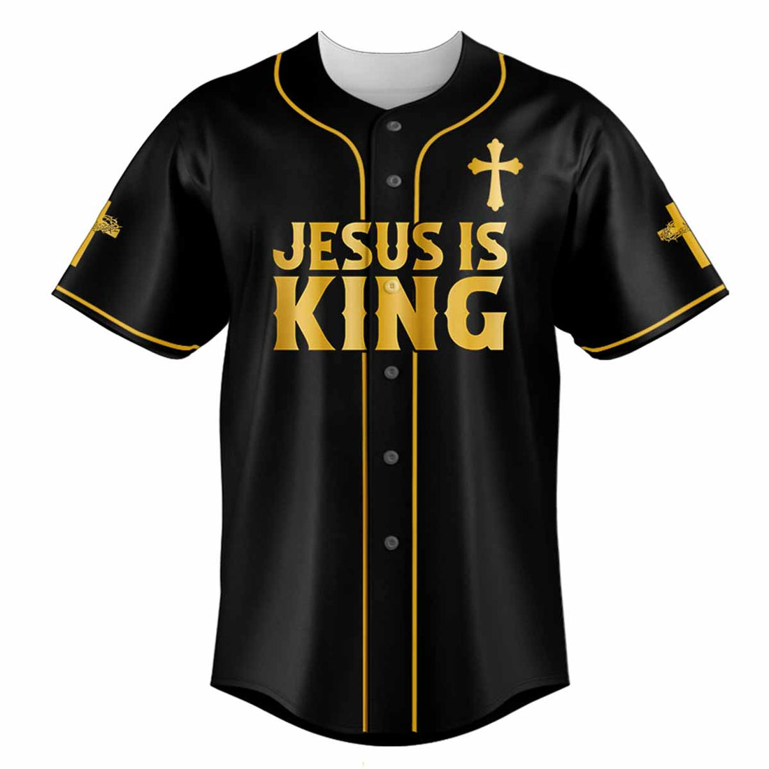 Jesus Is King Baseball Jersey