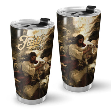 Jesus Protect the Lamp Tumbler