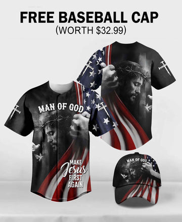Make Jesus First Again Baseball Jersey Deal