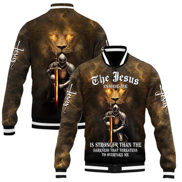 The Jesus Inside Me Baseball Jacket