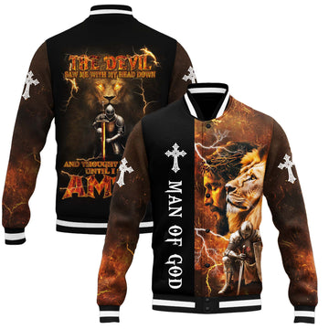 The Devil Saw Me With My Head Down Baseball Jacket