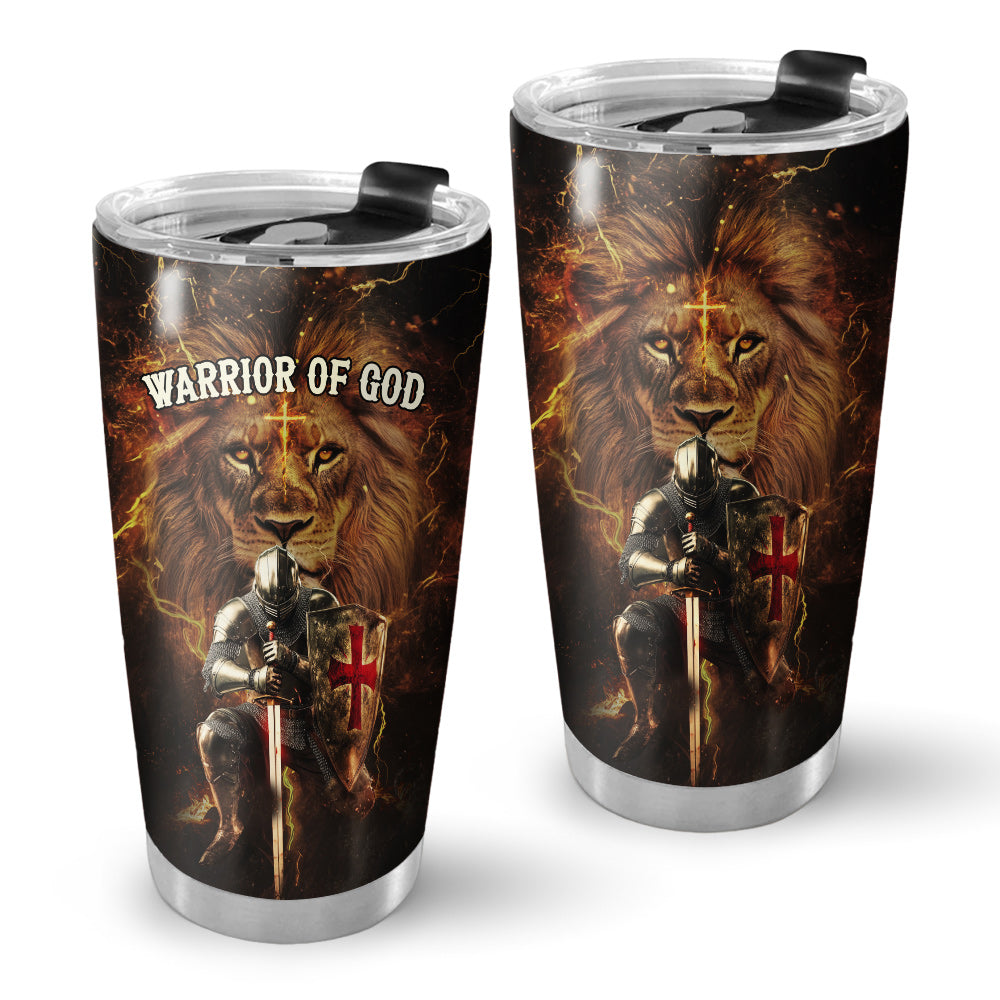 Warrior Of God Divine Crusader Tumbler