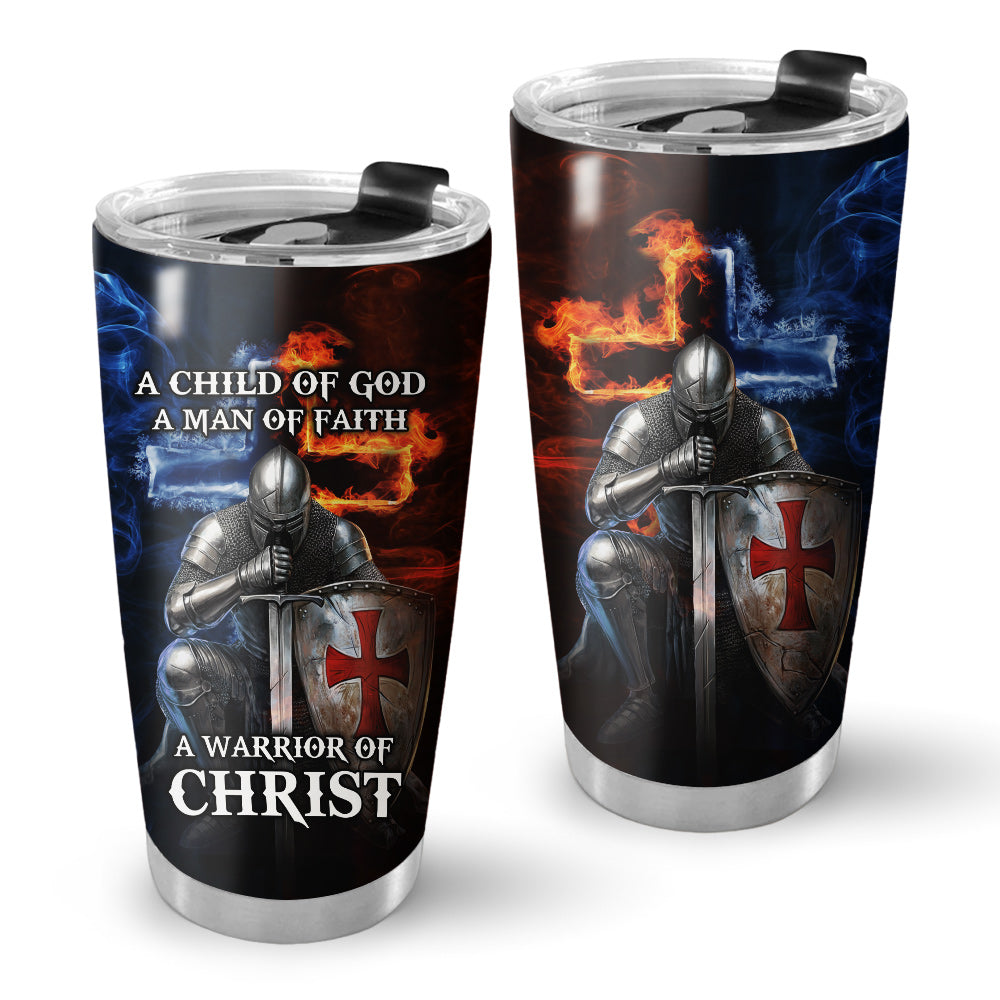 A Child of God A man of Faith Tumbler