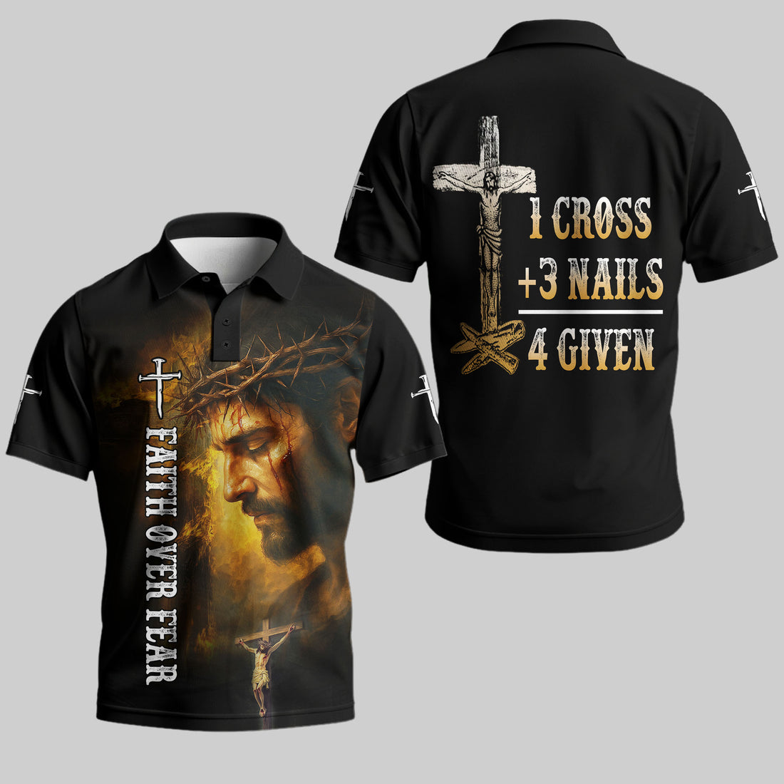 1 Cross 3 Nails 4 Given Polo