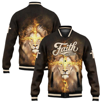 Man Of God Jesus Baseball Jacket