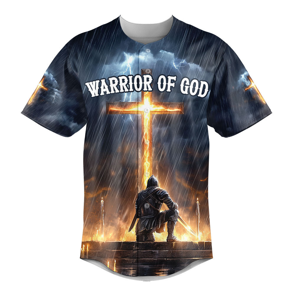Jesus Warrior Of God Baseball Jersey